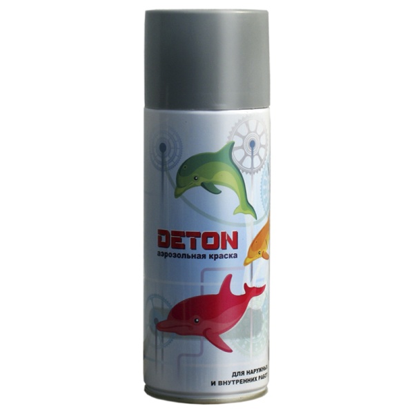 DETON / Грунт светло-серый аэрозоль 520мл (12шт)