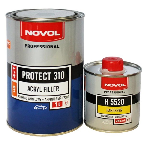 NOVOL / Грунт HS Протект 310 серый 1л+0,25л (6шт)