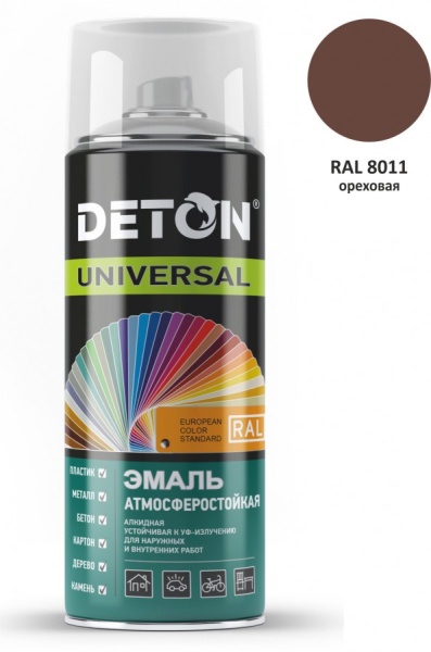 DETON / Ореховая 8011 аэрозоль 520мл (12 шт)